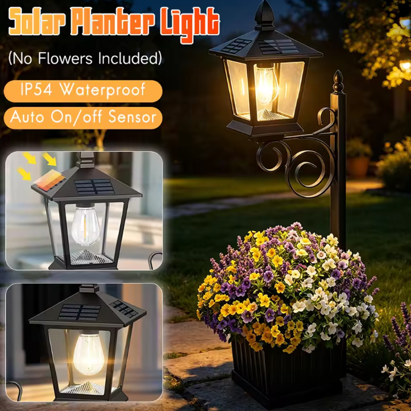 2-in-1 Solar Garden Planter La - Wall Lighting Outdoor recensione e prezzo