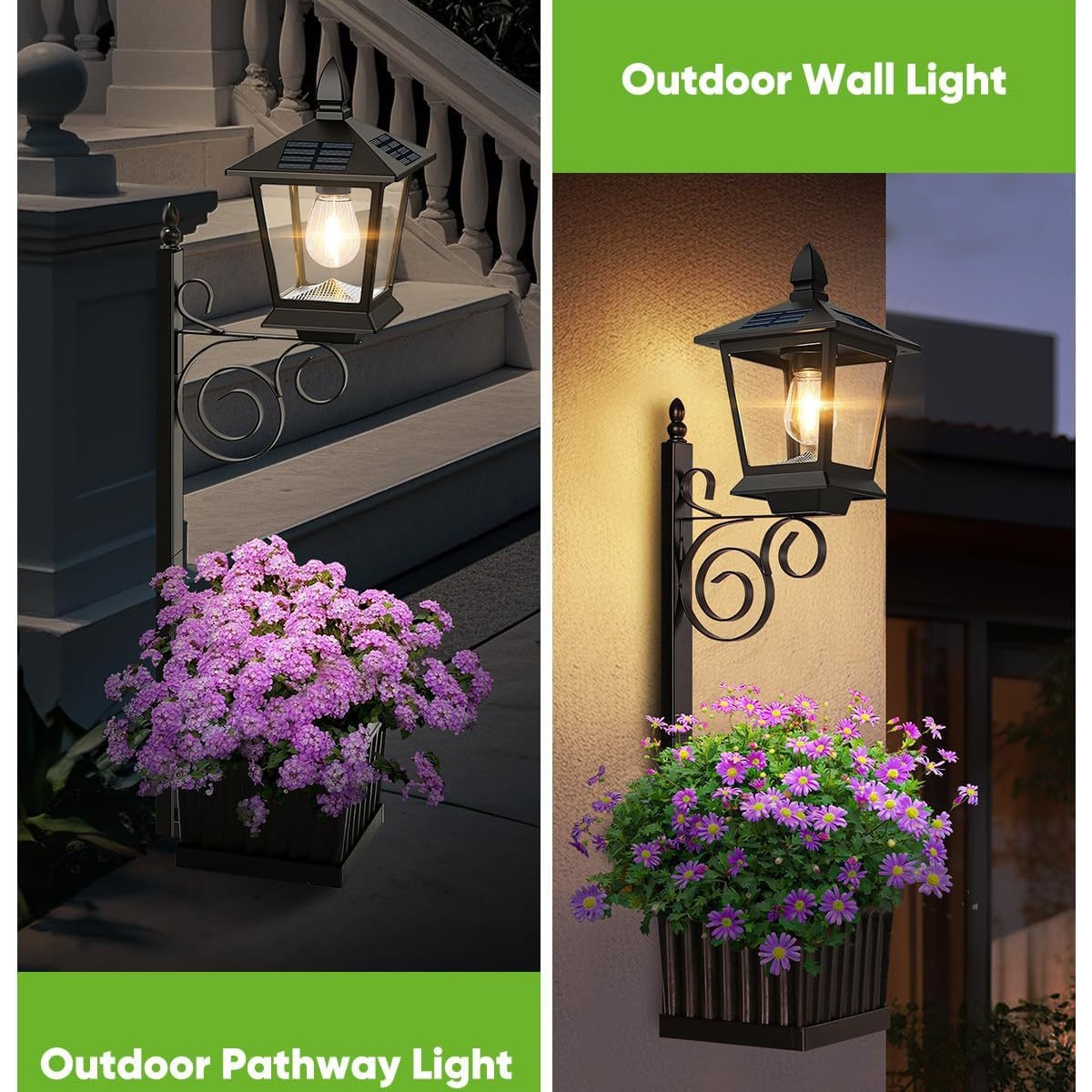 2-in-1 Solar Garden Planter La - Wall Lighting Outdoor recensione e prezzo