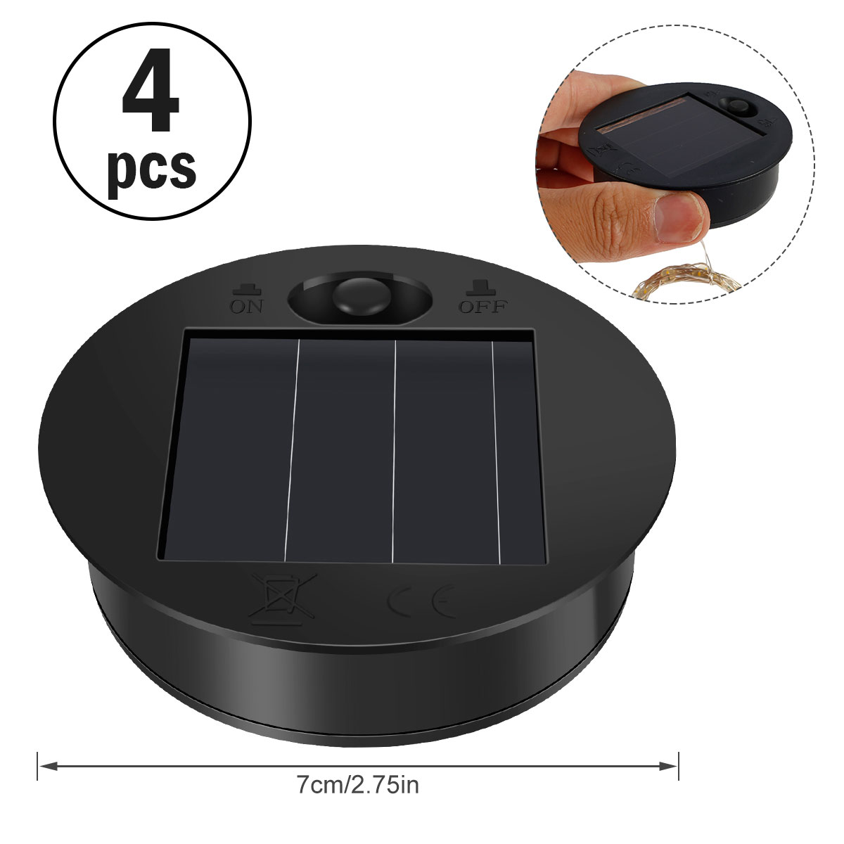 Solar Lantern Light Replacemen - Post Cap Light recensione e prezzo