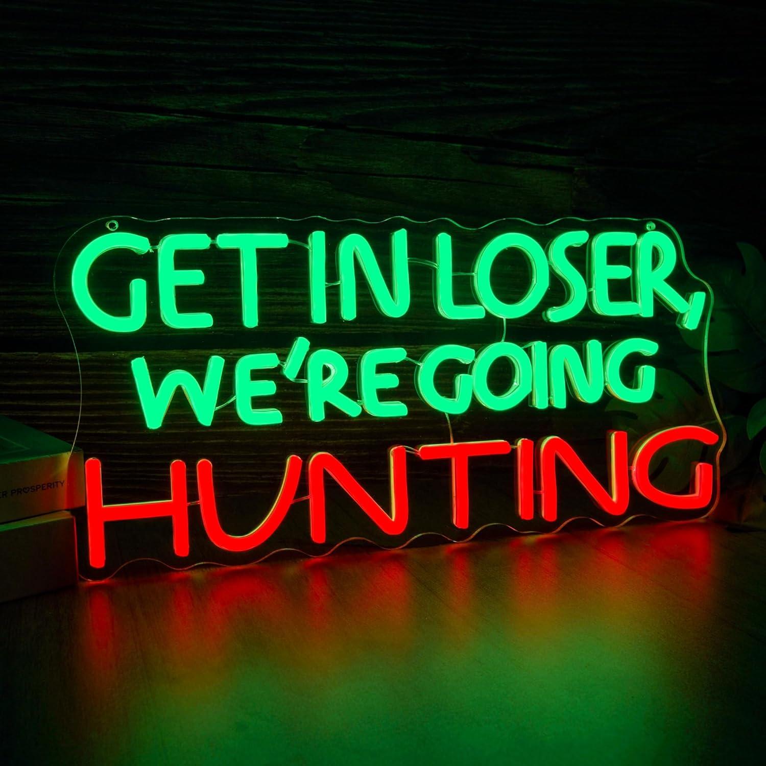 Funny Hunting Neon Sign LED Li - Wall Lighting Outdoor recensione e prezzo