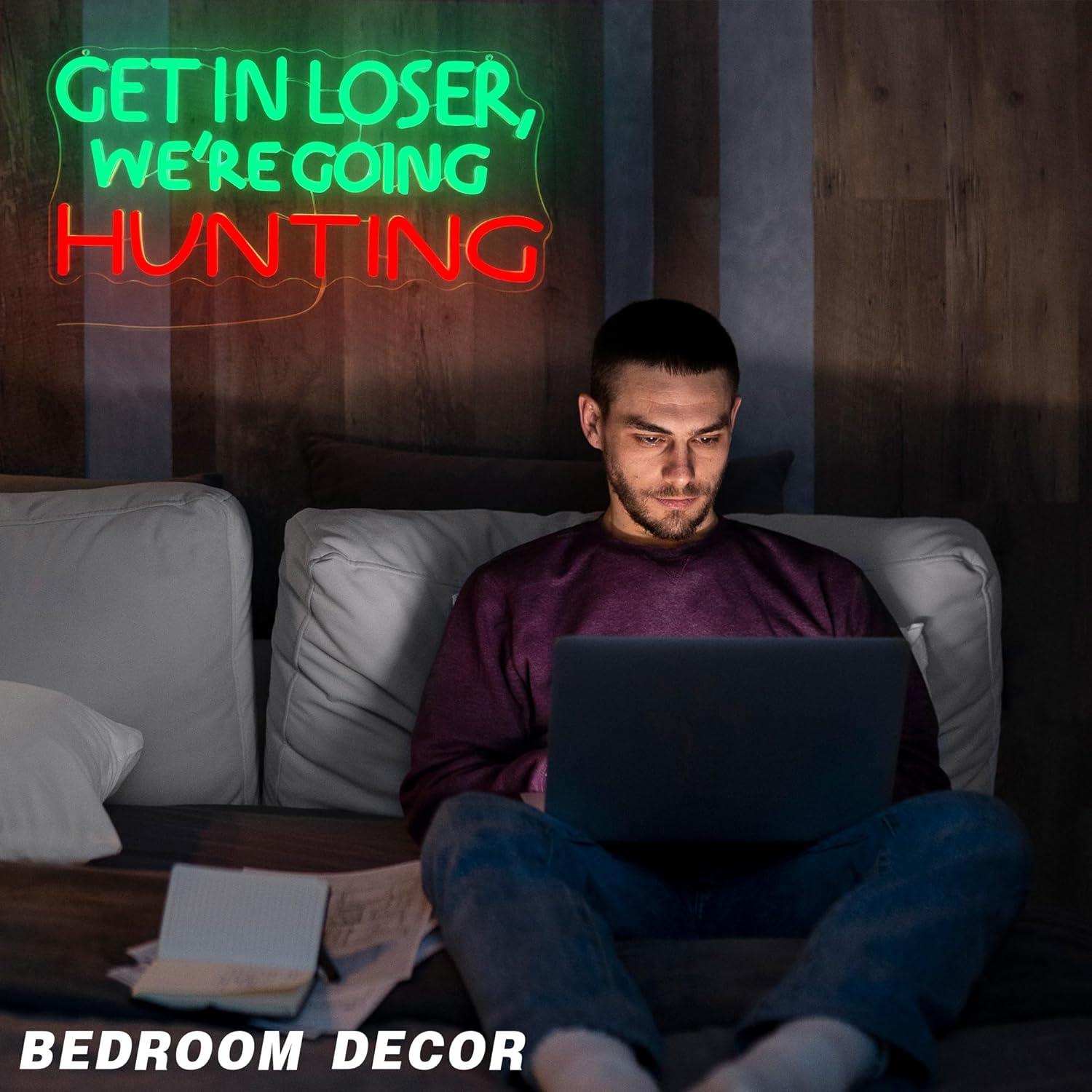 Funny Hunting Neon Sign LED Li - Wall Lighting Outdoor recensione e prezzo