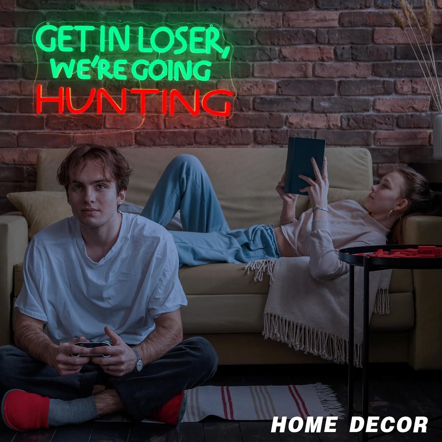 Funny Hunting Neon Sign LED Li - Wall Lighting Outdoor recensione e prezzo