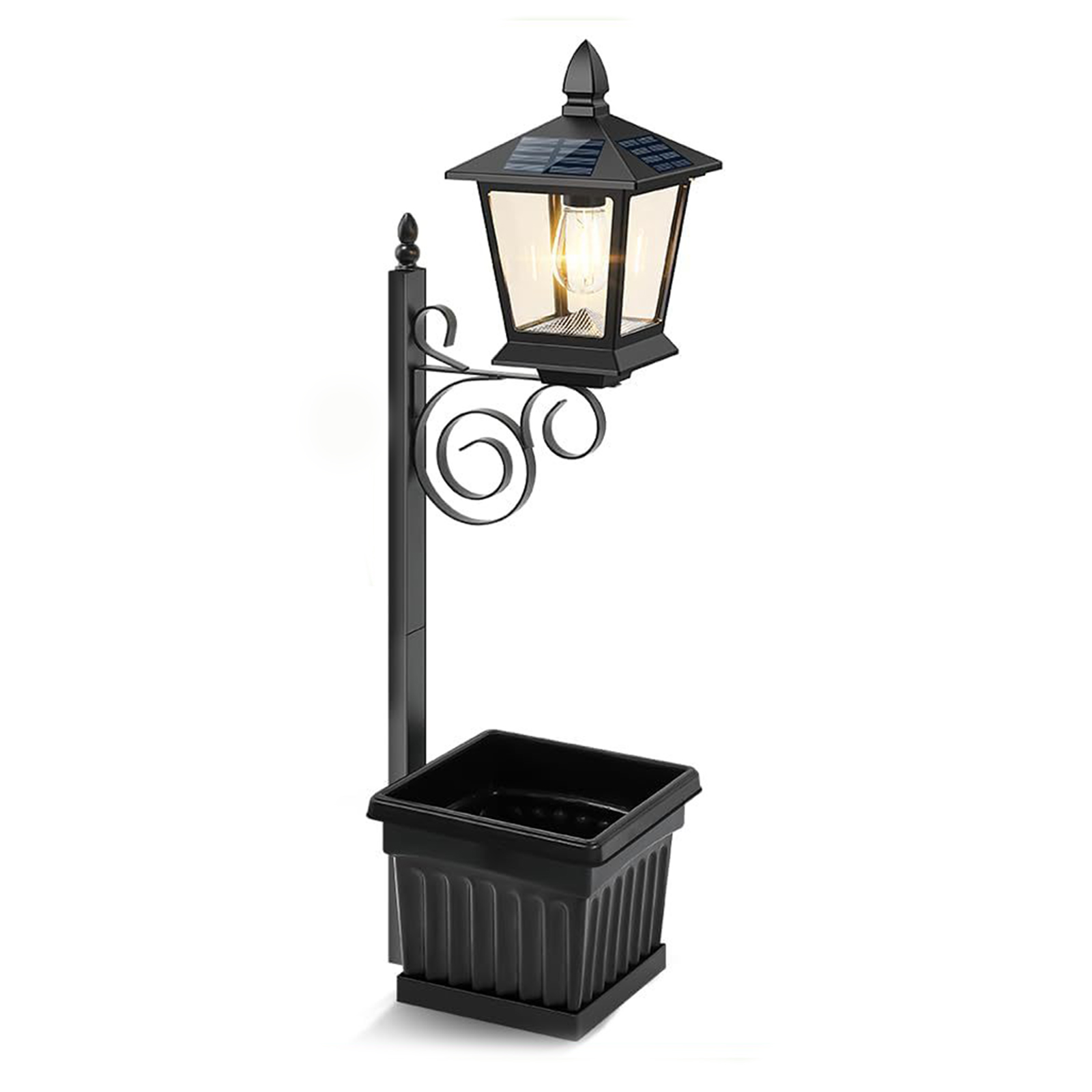 2-in-1 Solar Planter Lamp 8-10 - Outdoor Lighting Front Yard recensione e prezzo