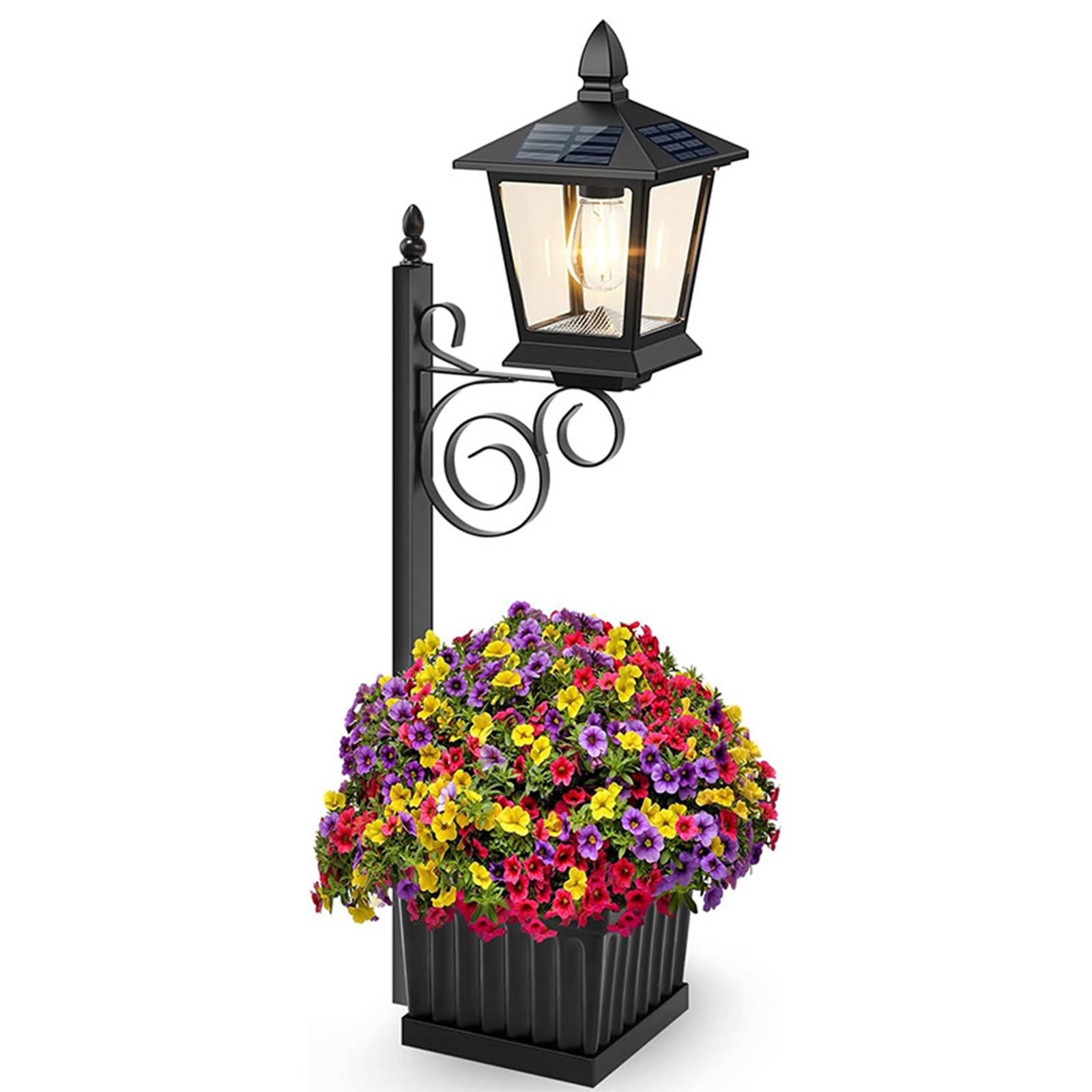 2-in-1 Solar Planter Lamp 8-10 - Outdoor Lighting Front Yard recensione e prezzo