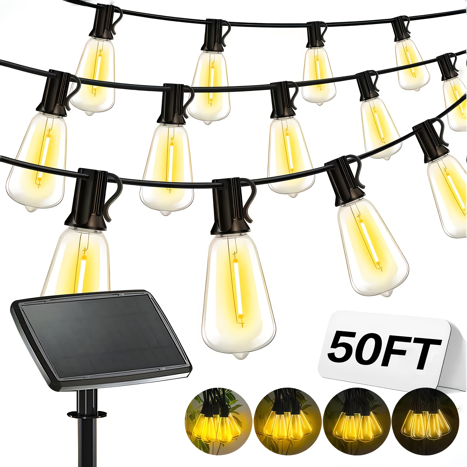 Solar Lights Outdoor, 100ft Pa - Wall Lighting Outdoor recensione e prezzo