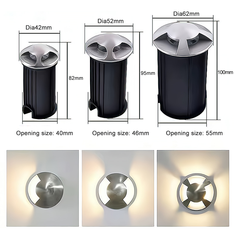 Custom LED Buried Lamps 1W 2W  - Ground Light Recessed recensione e prezzo