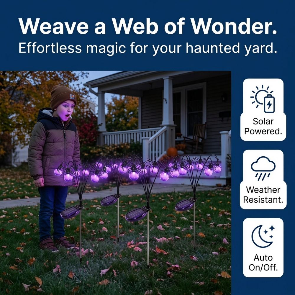 Skeleton Purple Light Hallowee - Outdoor Lighting Front Yard recensione e prezzo