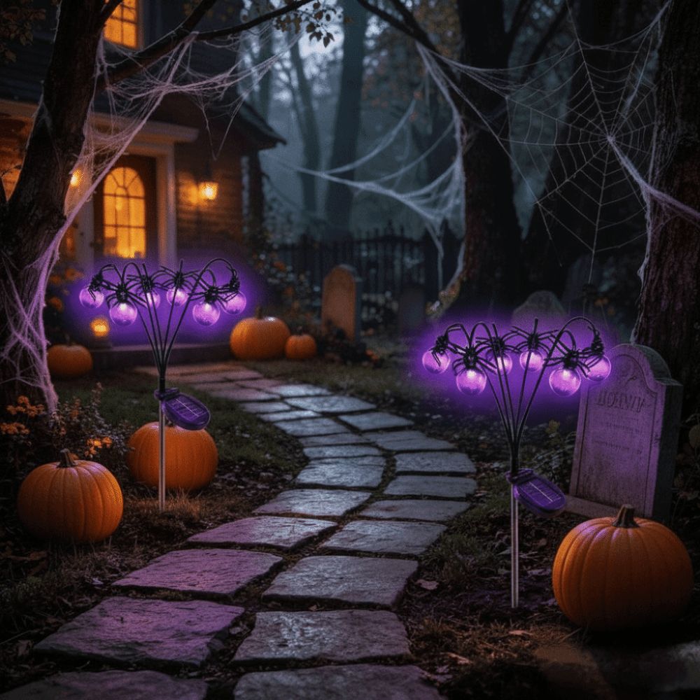 Skeleton Purple Light Hallowee - Outdoor Lighting Front Yard recensione e prezzo