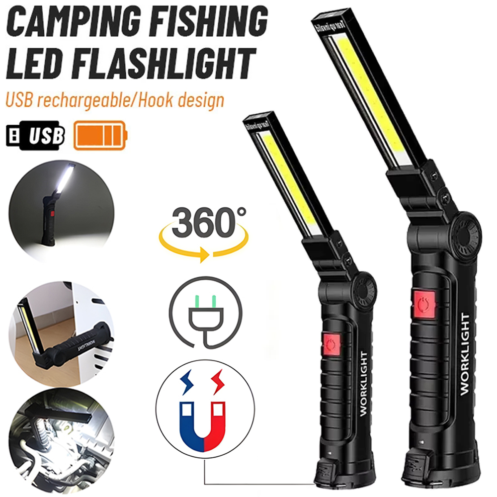 LED COB Flashlight USB Recharg - Outdoor Lighting Bulbs recensione e prezzo