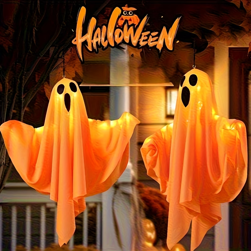 2pcs Halloween Hanging Ghosts  - Outdoor Lighting Front Yard recensione e prezzo