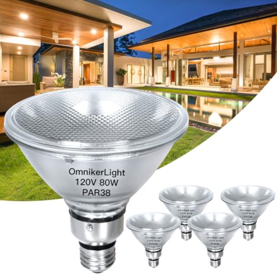 PAR38 Flood Light Bulbs, 80W 1 - Outdoor Lighting Bulbs recensione e prezzo