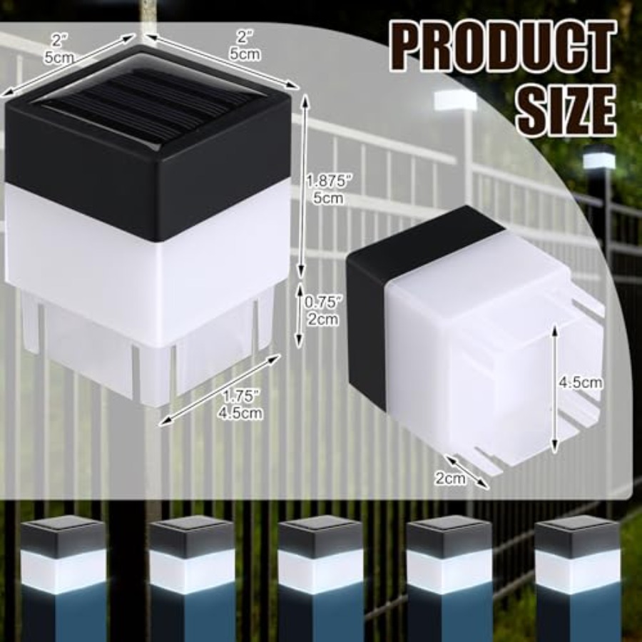 20 Pack Solar Fence Post Cap L - Post Cap Light recensione e prezzo