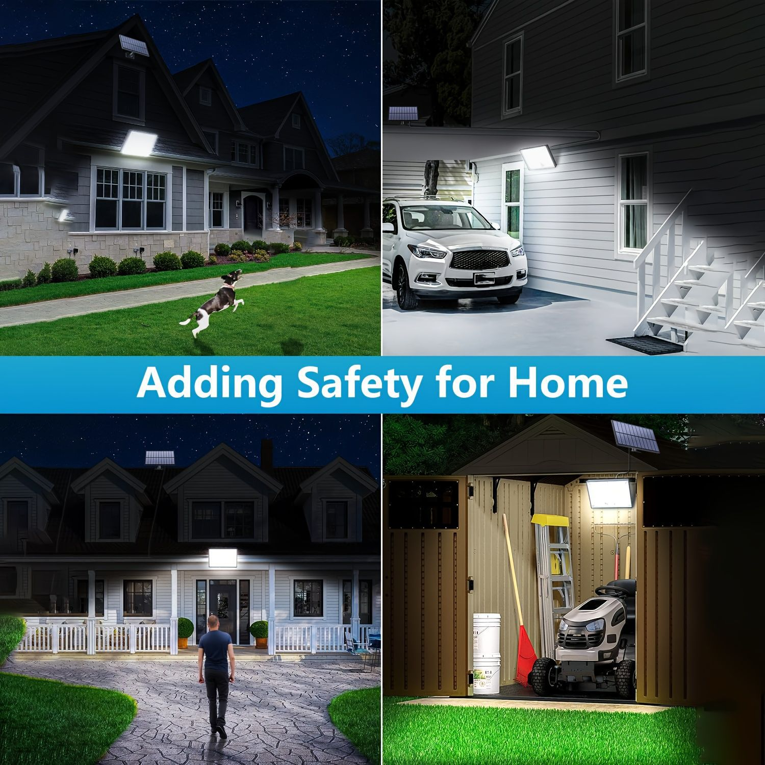 Solar Outdoor Motion Detector  - Outdoor Lighting Front Yard recensione e prezzo